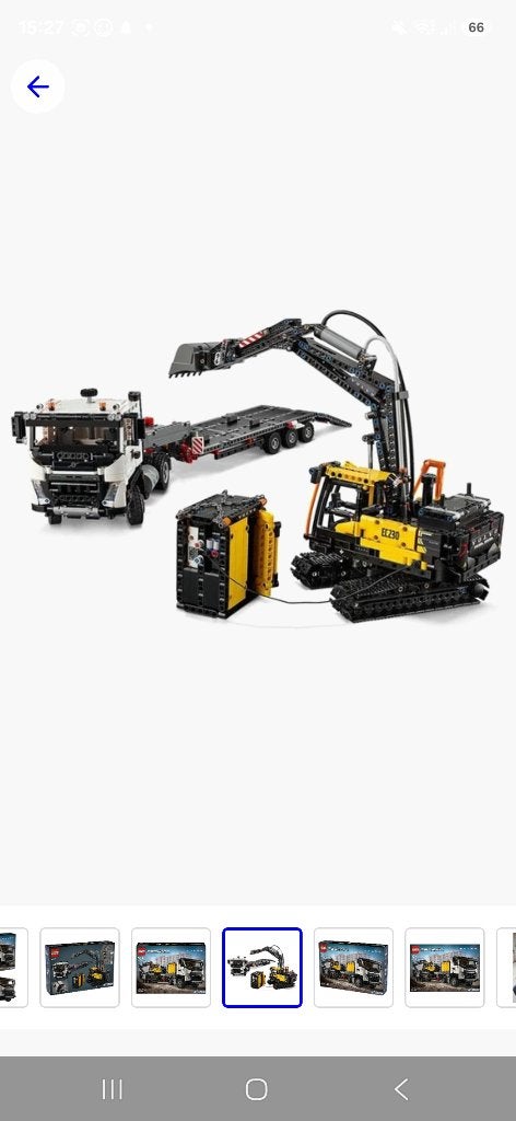 LEGO Technic 42175 EC230 elektrische graafmachine, Ophalen of Verzenden, Zo goed als nieuw