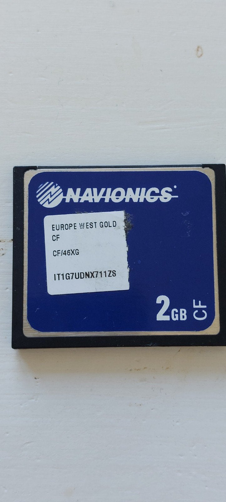 Navionics 46XG europe west GOLD cf., Watersport en Boten, Ophalen of Verzenden, Kaartplotter of Fish Finder