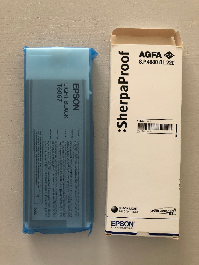 EPSON Light Black INKT STYLUS PRO 4880 en 4800 CARTRIDGES, Ophalen of Verzenden, Nieuw, Cartridge, Epson