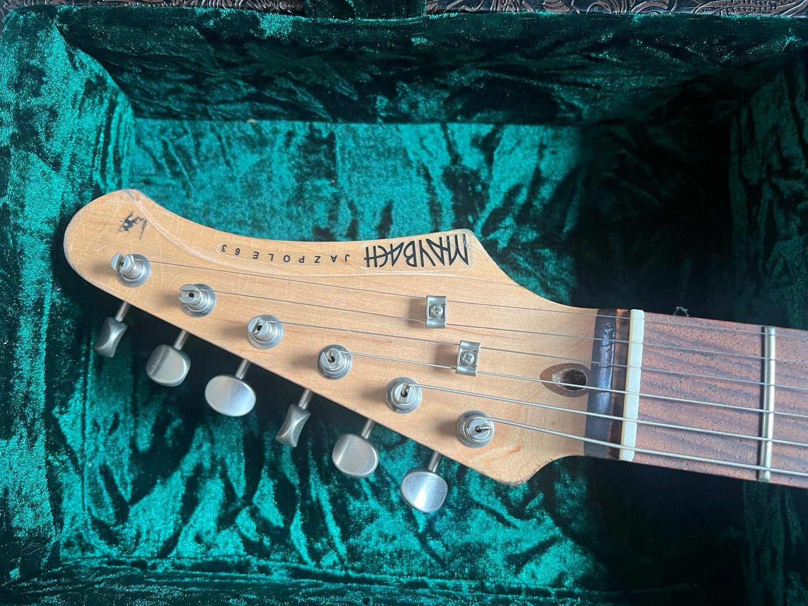 Maybach Jazpole 63 elektrische gitaar in Nieuwstaat, Ophalen, Zo goed als nieuw, Solid body, Overige merken