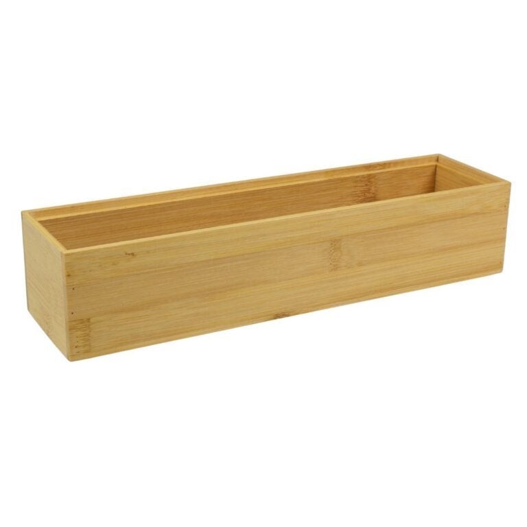 Bamboe organizer M – 30 x 7,8 x 6,5cm – Combineerbaar, Ophalen of Verzenden, Nieuw, Hout