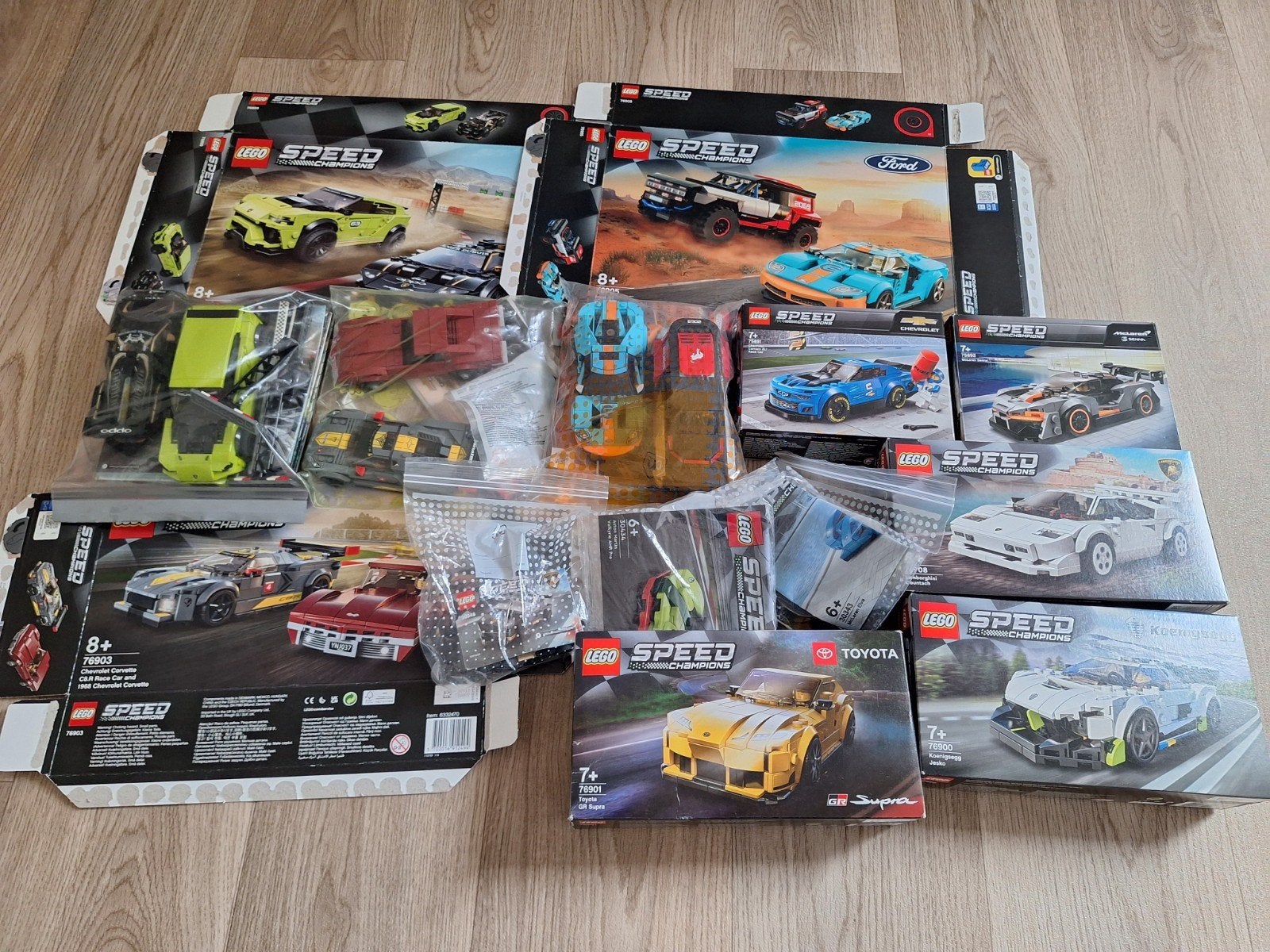 Complete sets Lego Speed Champions incl dozen, Inclusief accessoires, Lego, Zo goed als nieuw, Complete set
