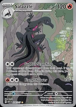 SALAZZLE 224/217 - ASCENDED HEROES, Ophalen of Verzenden, Nieuw, Losse kaart, Foil