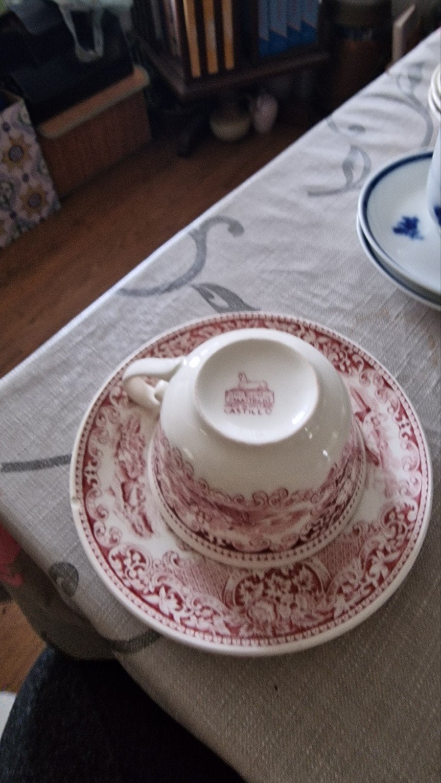 Petres Regout vintage kop en schotels ruim wat op., Ophalen of Verzenden