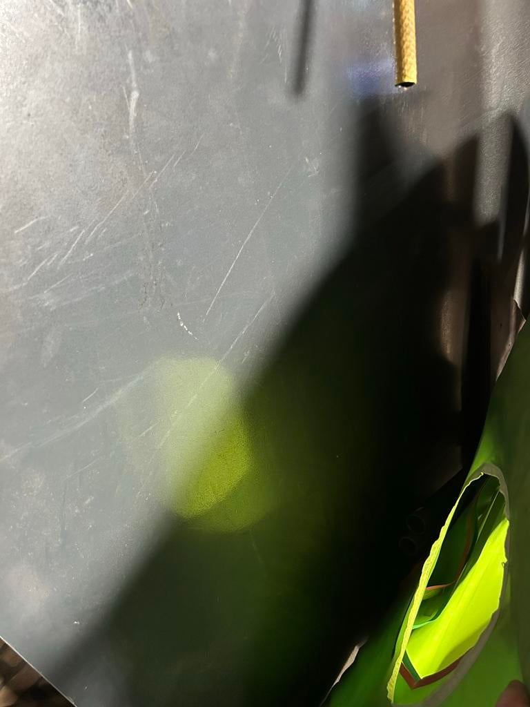 HPL plaat antraciet 130x130x6 mm - Nieuwstaat, Doe-het-zelf en Verbouw, Platen en Panelen, Ophalen, Zo goed als nieuw, HPL, Minder dan 20 mm