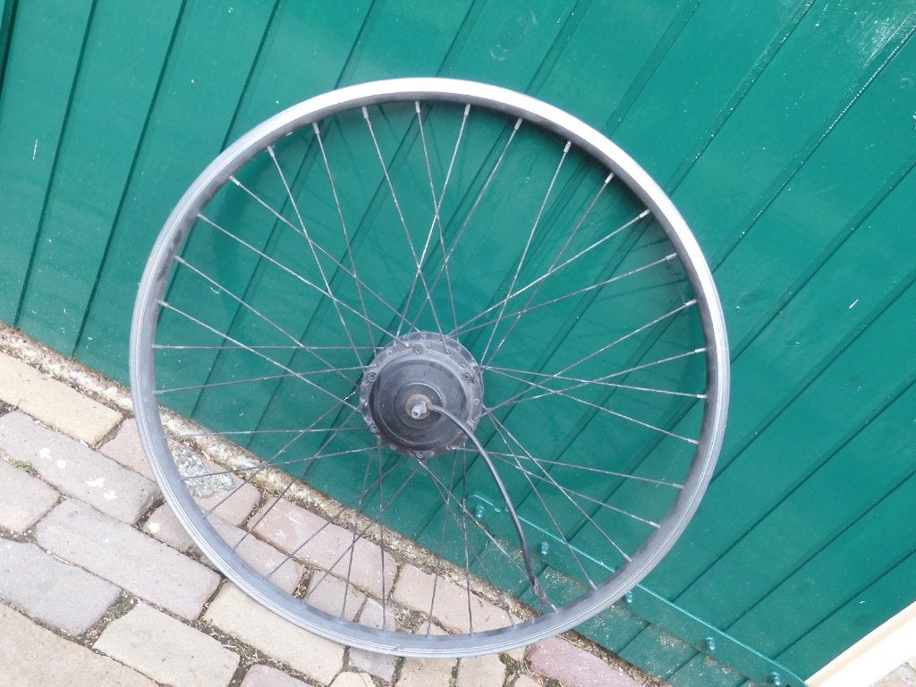 Goede voorwielmotor van een Qwic iFN7, Qwic, Gebruikt, Ophalen of Verzenden, Aluminium