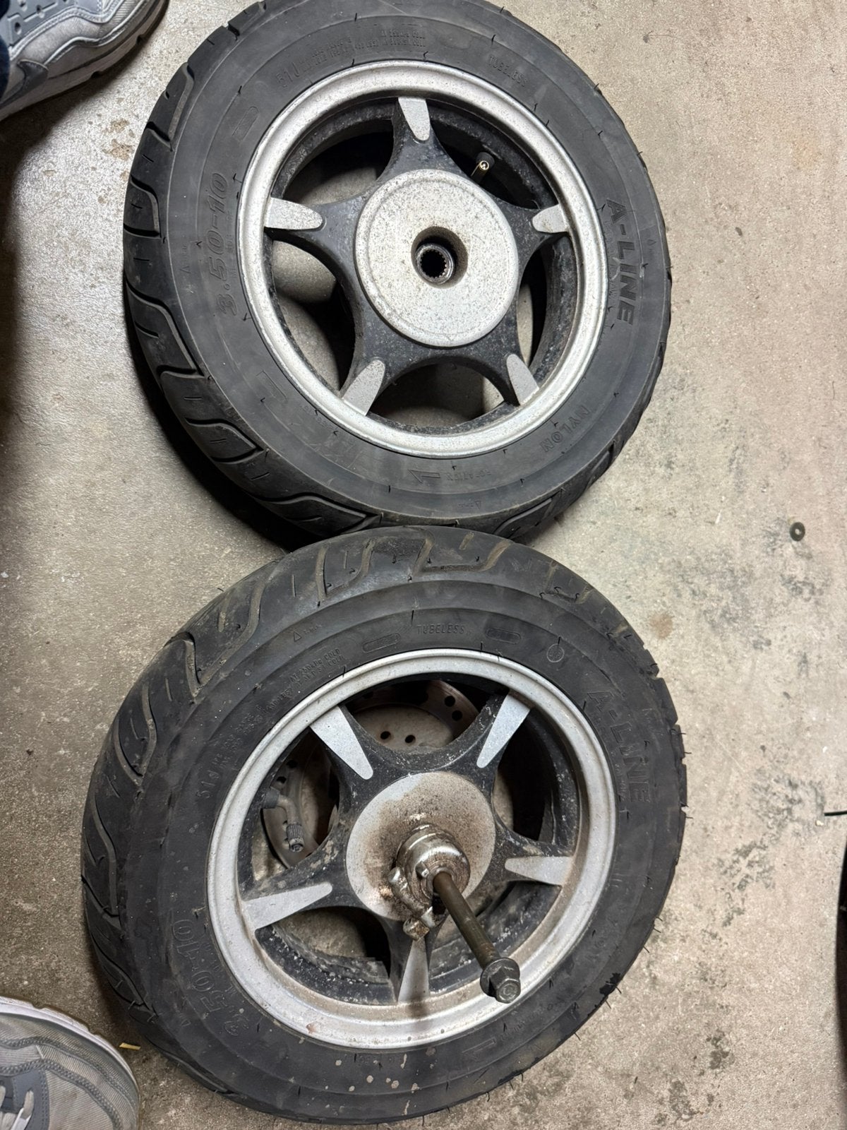 Voor en achtervelg retro scooter gy6, Ophalen of Verzenden, Zo goed als nieuw, Overige typen
