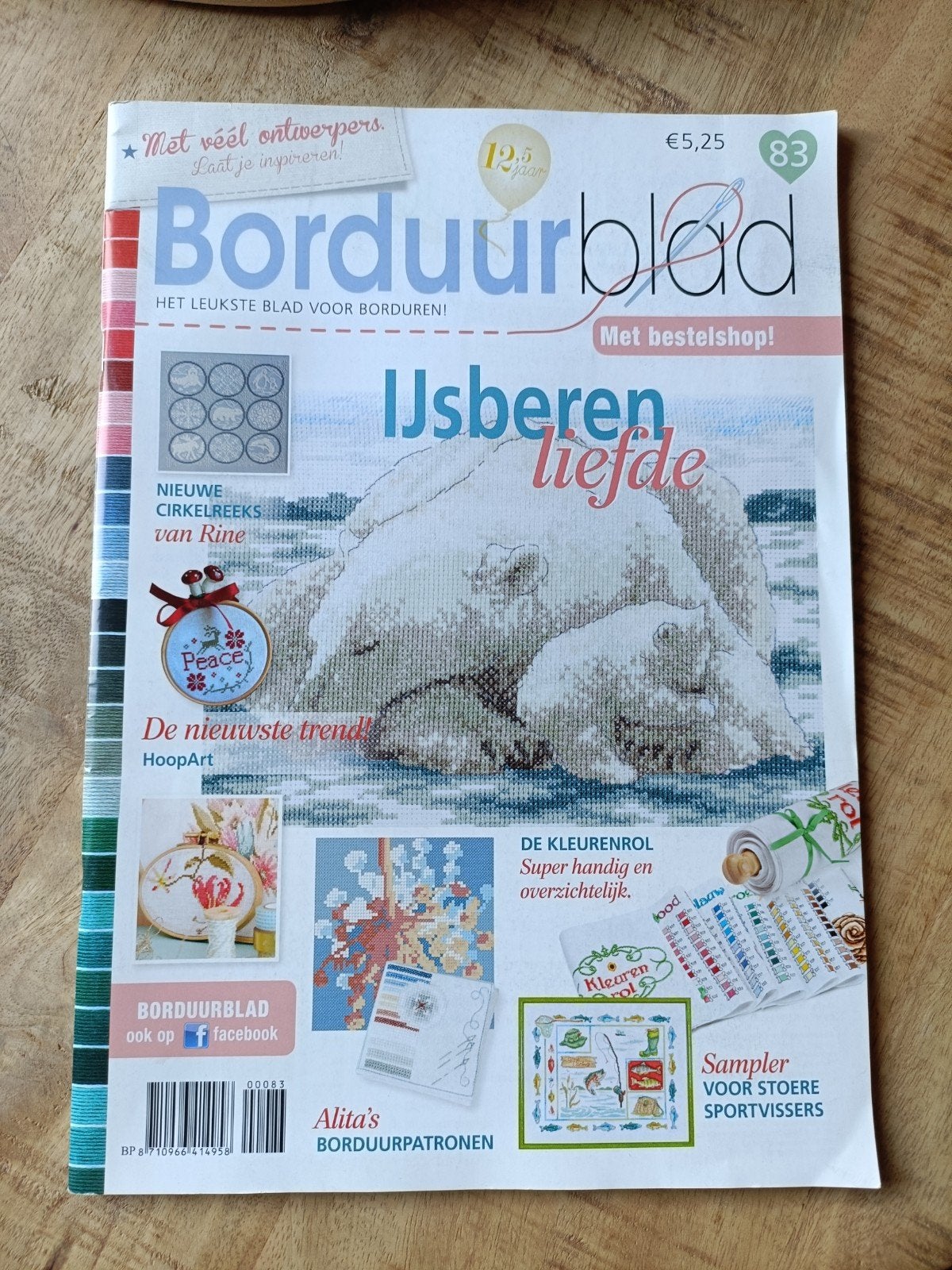 Borduurblad 83 - IJsberen liefde - Borduurpatronen, Ophalen of Verzenden, Nieuw, Handborduren, Patroon
