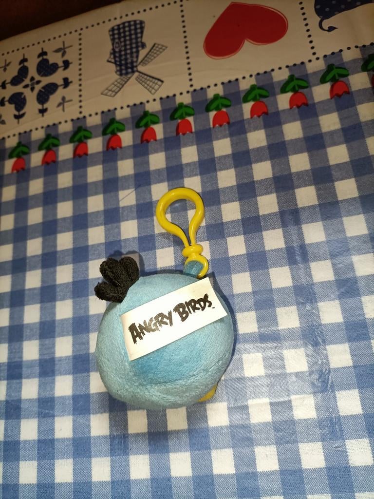 Angry Birds sleutelhanger knuffeltje, Ophalen of Verzenden, Zo goed als nieuw