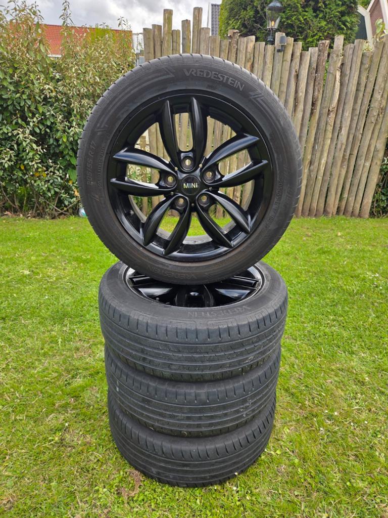 Mini zomerbanden, Auto-onderdelen, Banden en Velgen, Ophalen, Gebruikt, Banden en Velgen, 17 inch