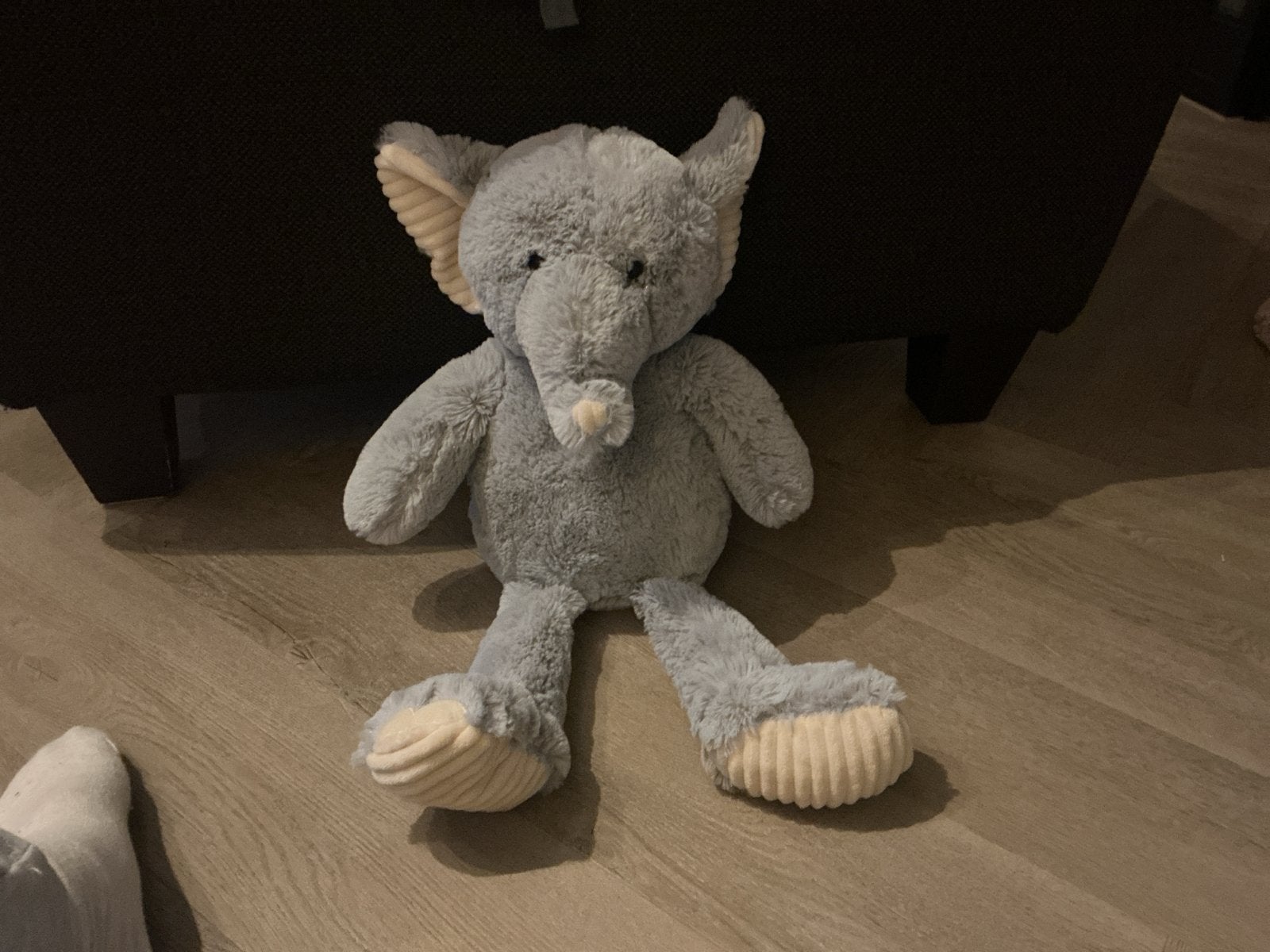 Grote grijze olifant knuffel - Zo goed als nieuw, Ophalen, Grijs, Zo goed als nieuw, Middelgroot (20 tot 80 cm)