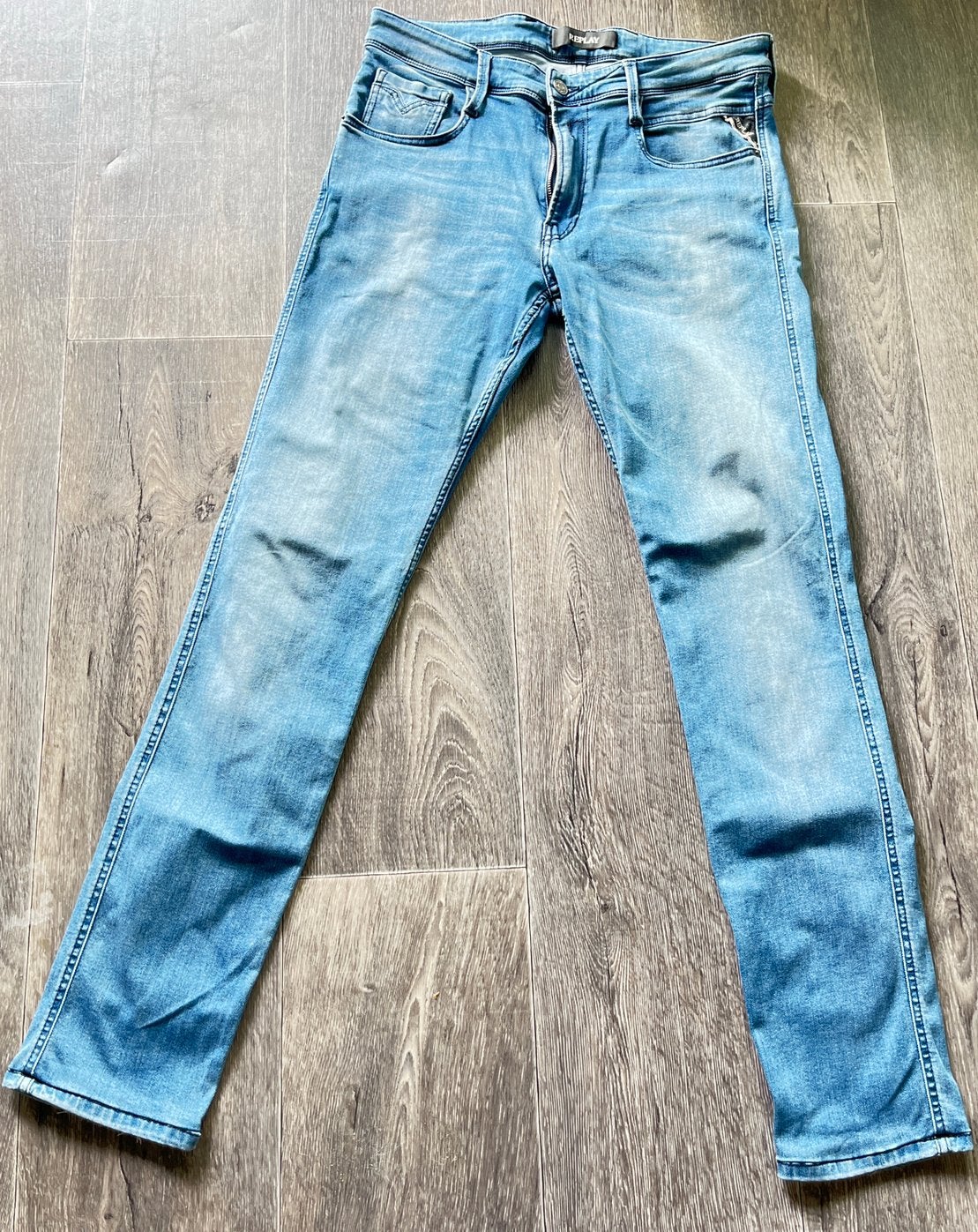 REPLAY MAAT 32x34, Ophalen of Verzenden, Zo goed als nieuw, Blauw, W30 - W32 (confectie 38/40)