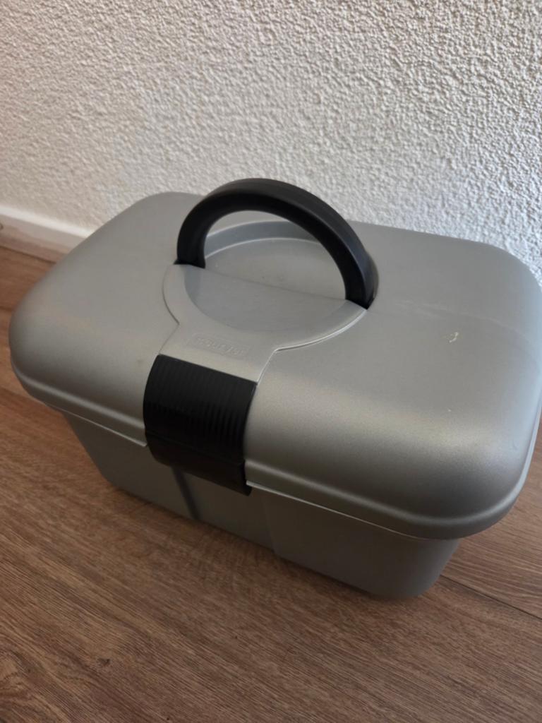 Naaibox met inhoud - compleet en handig, Hobby en Vrije tijd, Naaien en Fournituren, Ophalen, Gebruikt, Overige typen
