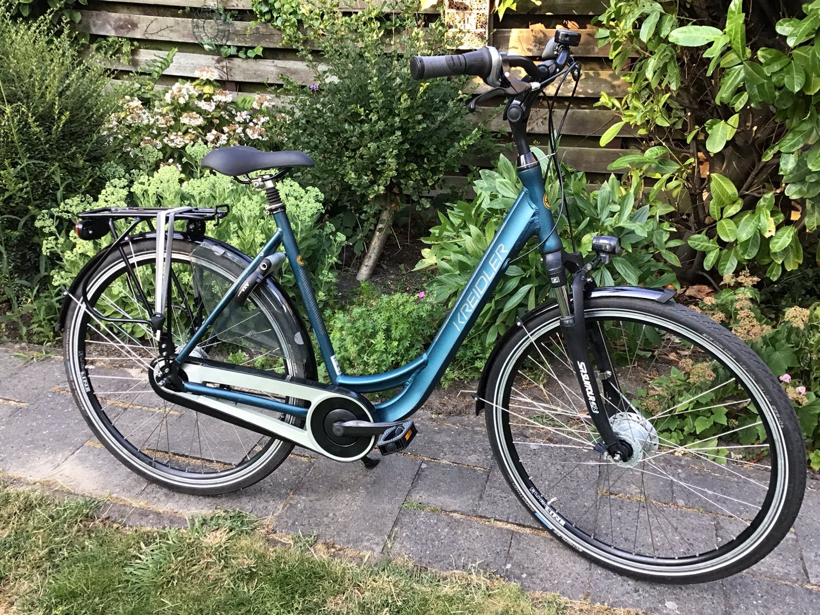In nieuwstaat 28 inch Kreidler damesfiets, Versnellingen, 56 cm of meer, Zo goed als nieuw, Trommelrem
