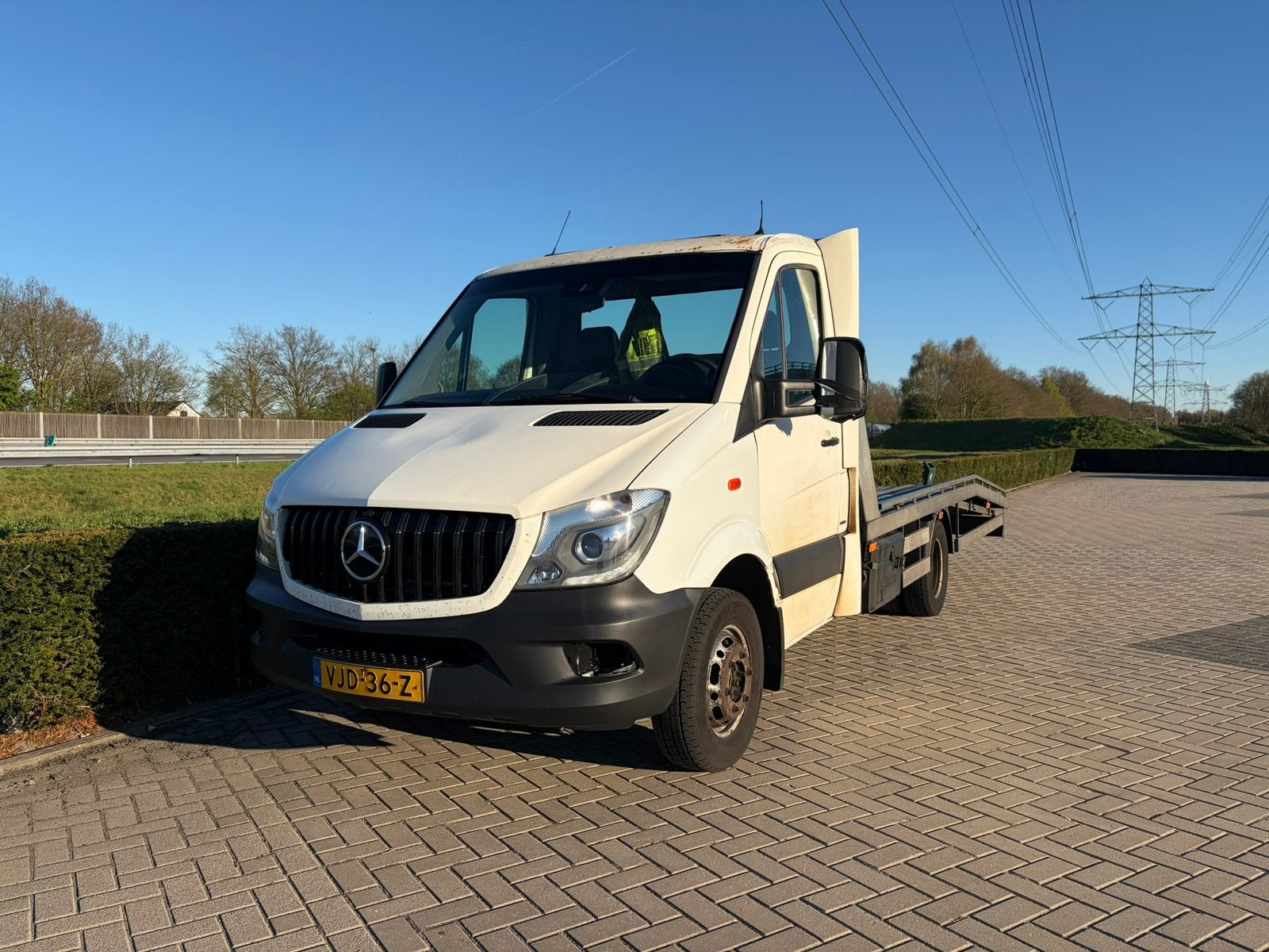 Merces sprinter oprijwagen autoambulance takelwagen, Automaat, Euro 6, Stoelverwarming, Mercedes-Benz