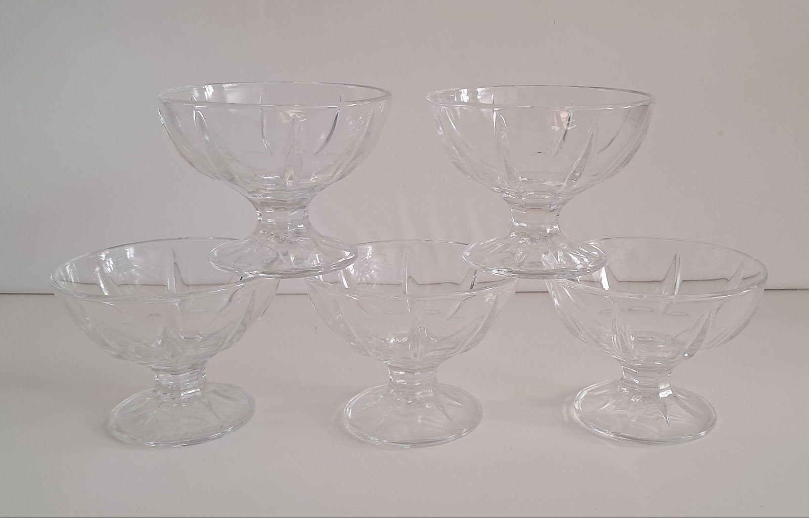 voorgerecht - dessert glazen, Ophalen, Glas, Overige stijlen, Glas of Glazen