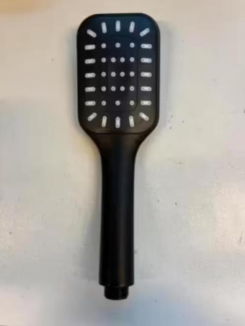 ZGAN! Douche koppen 1 regendouche 1 handdouche zwart €9,99, Ophalen of Verzenden, Zo goed als nieuw, Zwart, Overige typen