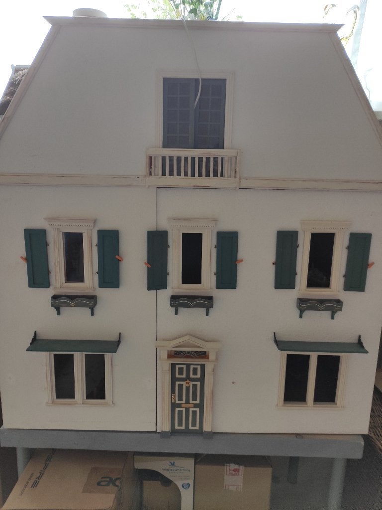 antiek poppenhuis, Verzamelen, Poppenhuizen en Toebehoren, Ophalen, Gebruikt, Poppenhuis