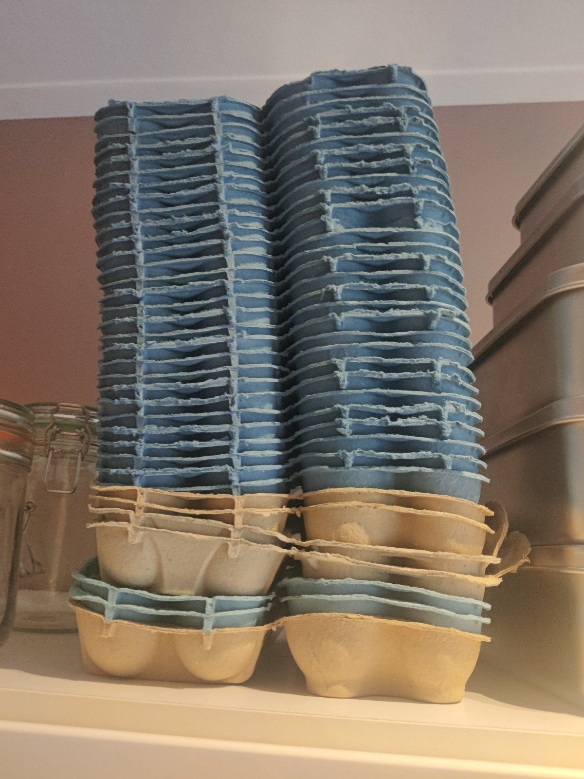 Eierdozen, Ophalen, 25 tot 50 cm, 50 tot 100 cm, Minder dan 100 cm
