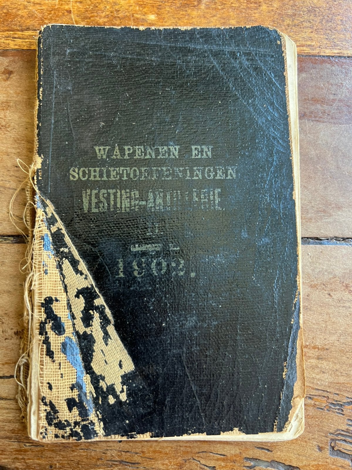 Nederlands schiet voorschrift Vesting Artillerie 1902 m95, Verzamelen, Militaria | Tweede Wereldoorlog, Verzenden, Nederland, Boek of Tijdschrift