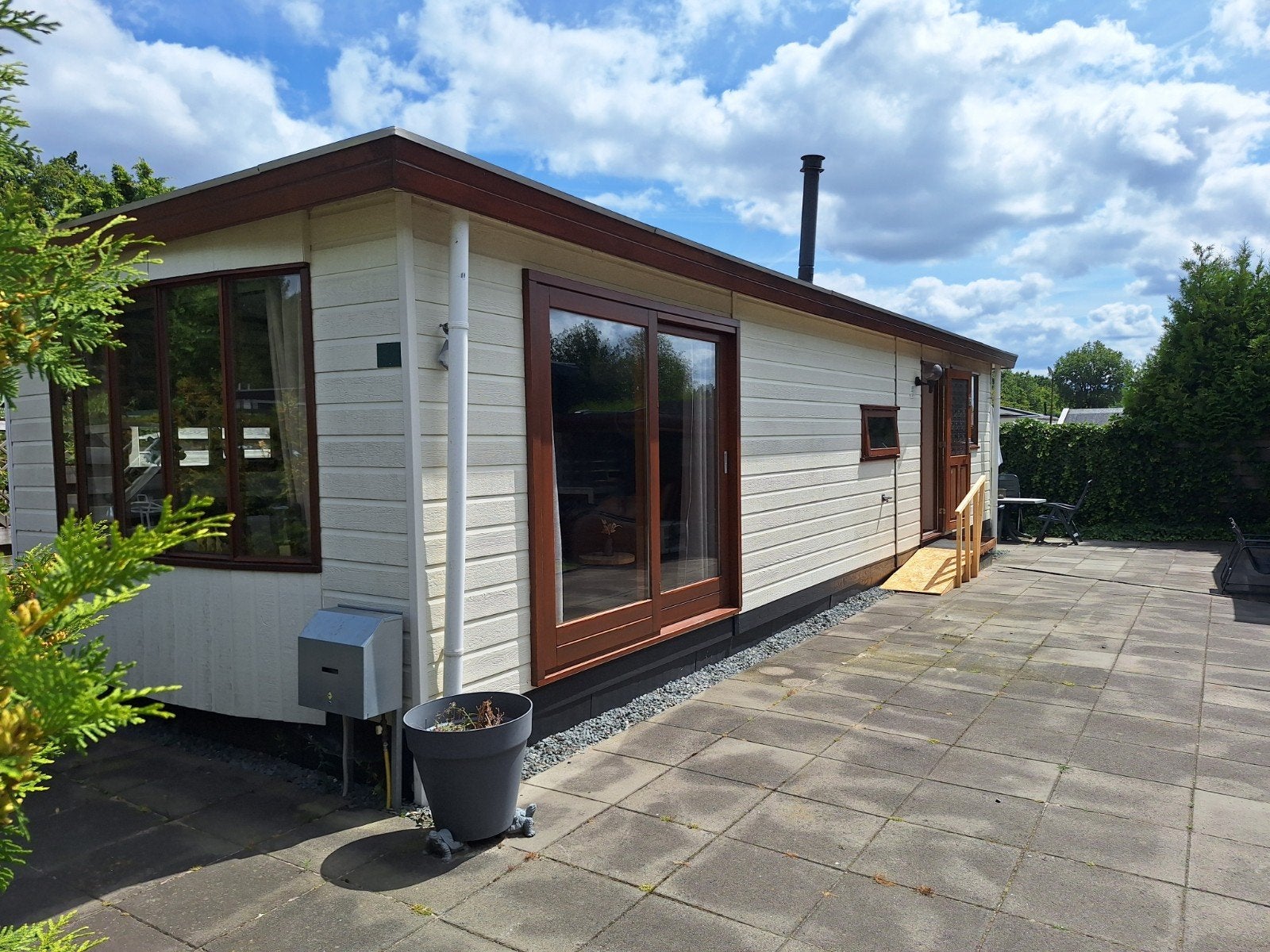 Chalet voor vakantie huur Voorthuizen Veluwe, In bos, 2 slaapkamers, Airconditioning, Landelijk