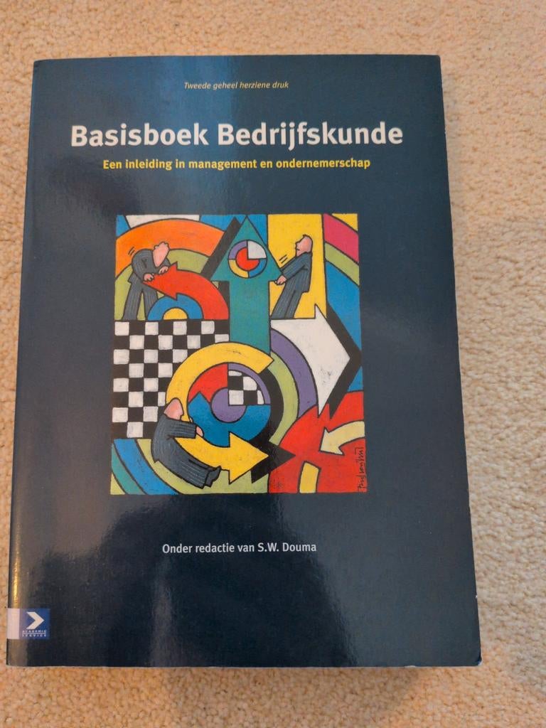 Basisboek Bedrijfskunde - Management en Ondernemerschap, Boeken, Studieboeken en Cursussen, Gelezen, S.W. Douma (redactie), Gamma