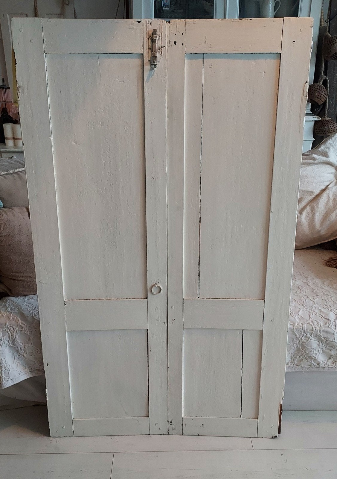 Oude brocante bedstee deurtjes, Huis en Inrichting, Ophalen