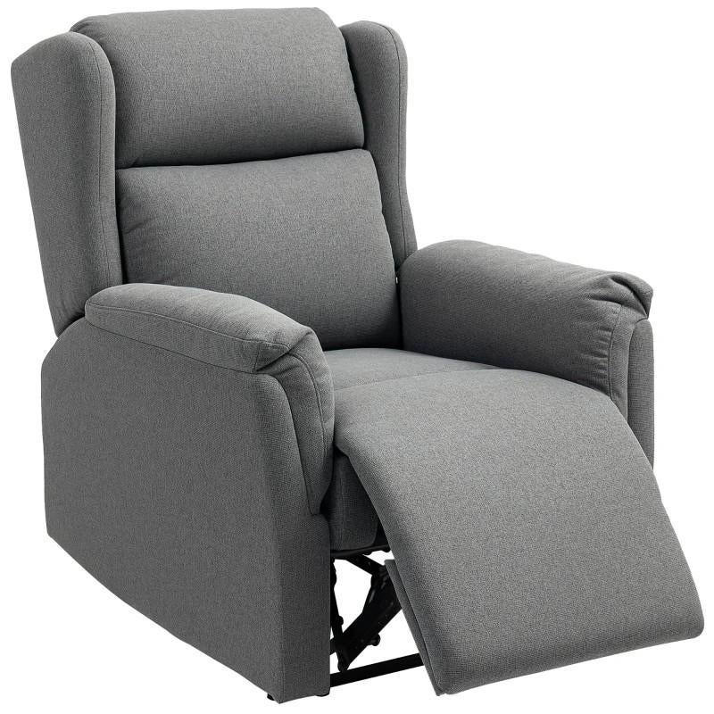 Grijze Relaxfauteuil tv stoel relaxstoel grijs nieuw, Huis en Inrichting, Fauteuils, Modern, Comfortabel, Nieuw, 75 tot 100 cm