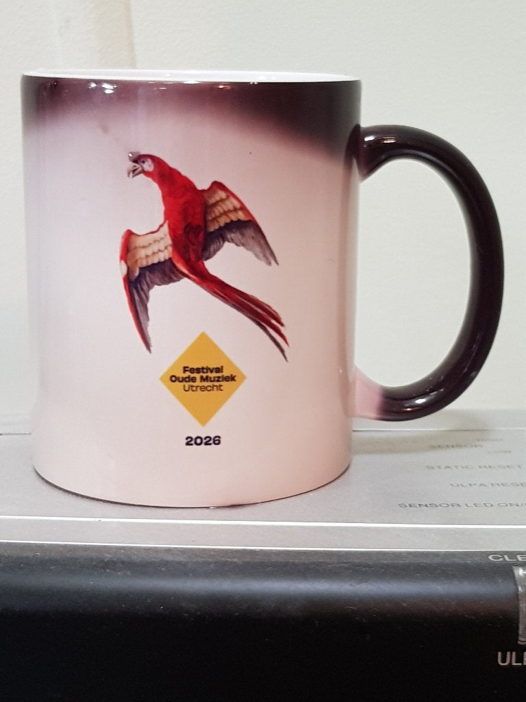 Beker Vuurvogel festival, Ophalen of Verzenden, Nieuw, Steen/keramiek