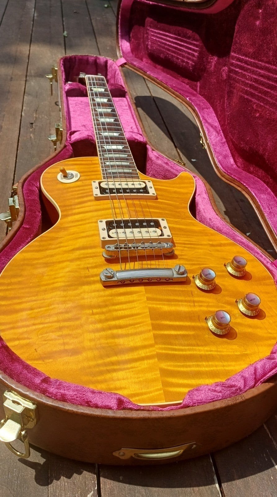 Gibson custom shop M2M 1958 les paul reissue, Muziek en Instrumenten, Ophalen, Zo goed als nieuw, Solid body, Gibson