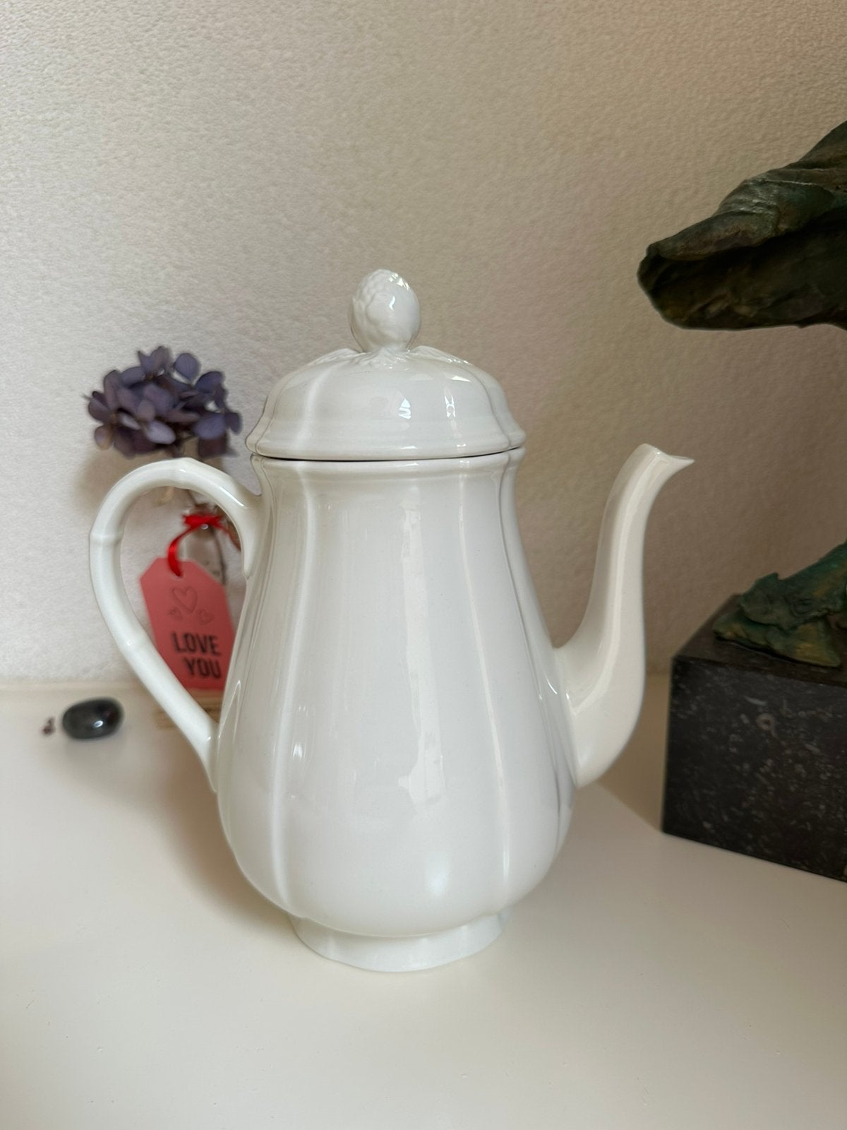 Villeroy & Boch Manoir grote theepot – vintage – porselein, Ophalen of Verzenden