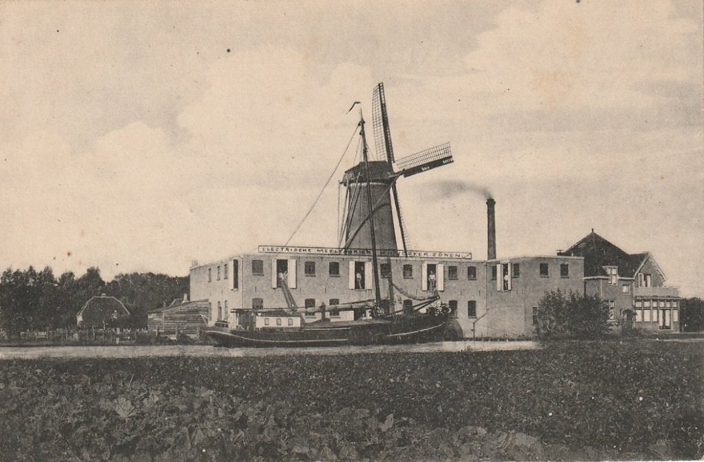 Heemstede Meelfabriek h.h.Hocker  molen, Verzamelen, Ophalen of Verzenden, 1920 tot 1940, Ongelopen, Noord-Holland