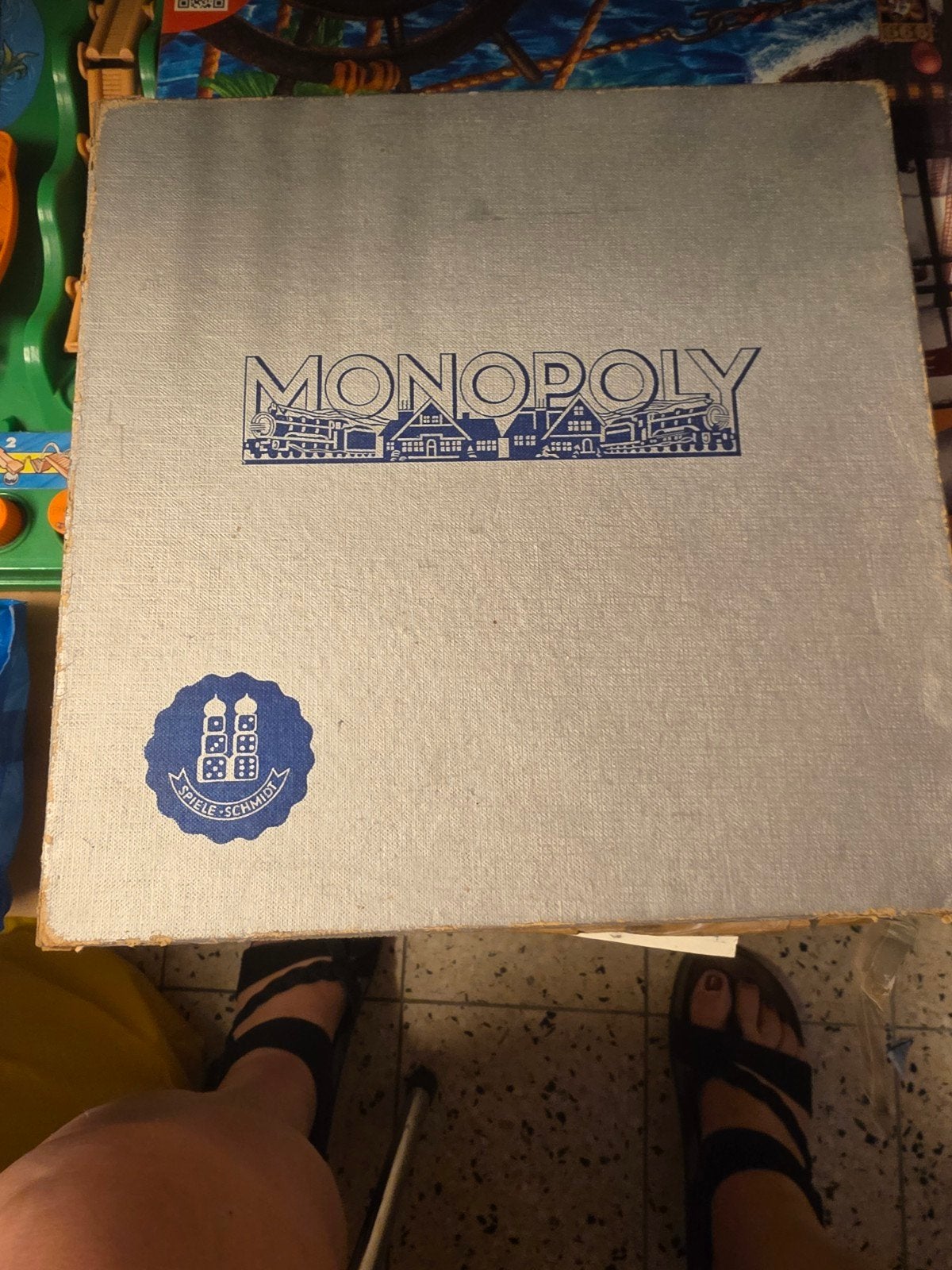 Vintage Monopoly Bordspel - Schmidt Spiele, Vijf spelers of meer, Ophalen, Gebruikt, Schmidt Spiele