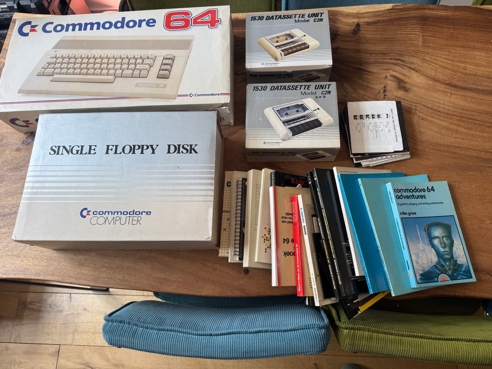 Commodore 64 Compleet Pakket met Floppy Drive en Datasette, Ophalen of Verzenden