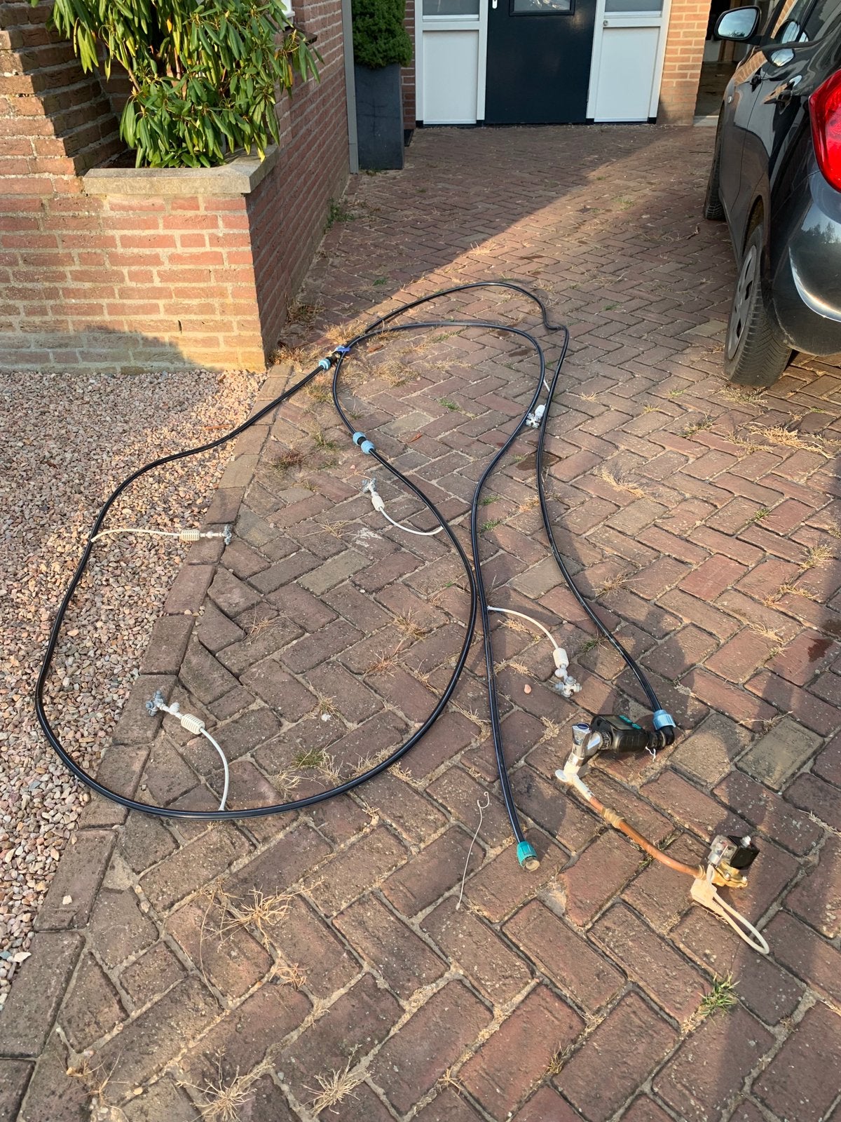 Complete automatische vernevelings/ beregenings installatie, Ophalen, Gebruikt, Kooi-accessoires
