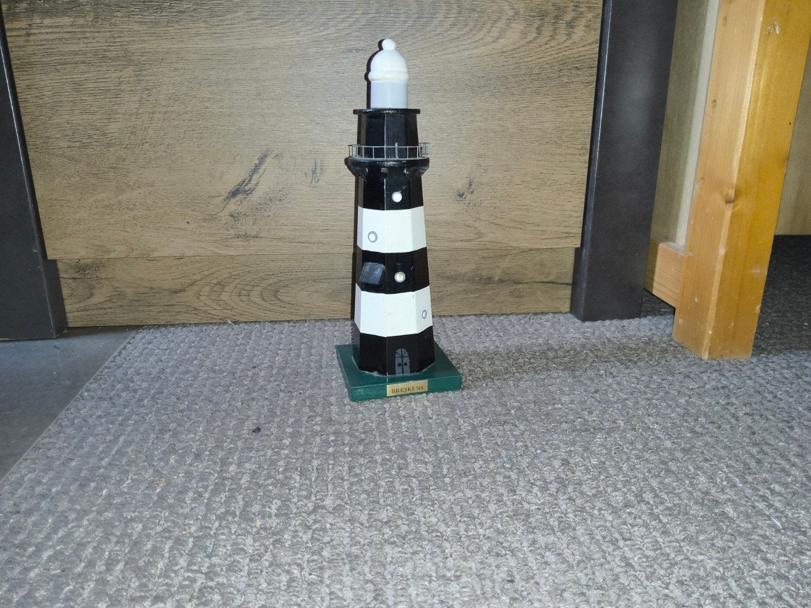 houte vuurtoren van Breskens, Ophalen of Verzenden, Nieuw, Zwart, Hout