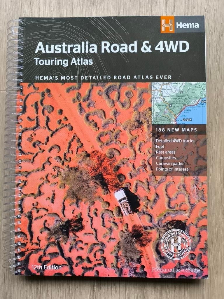 Hema Australia Road & 4WD Touring Atlas 12th Edition, Boeken, Atlassen en Landkaarten, Overige gebieden, 2000 tot heden, Ophalen of Verzenden