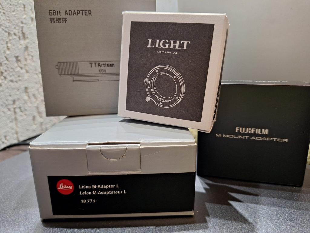 Leica M adapter,  Leica  L, Nikon  Z, Fuji X, Ophalen, Zo goed als nieuw