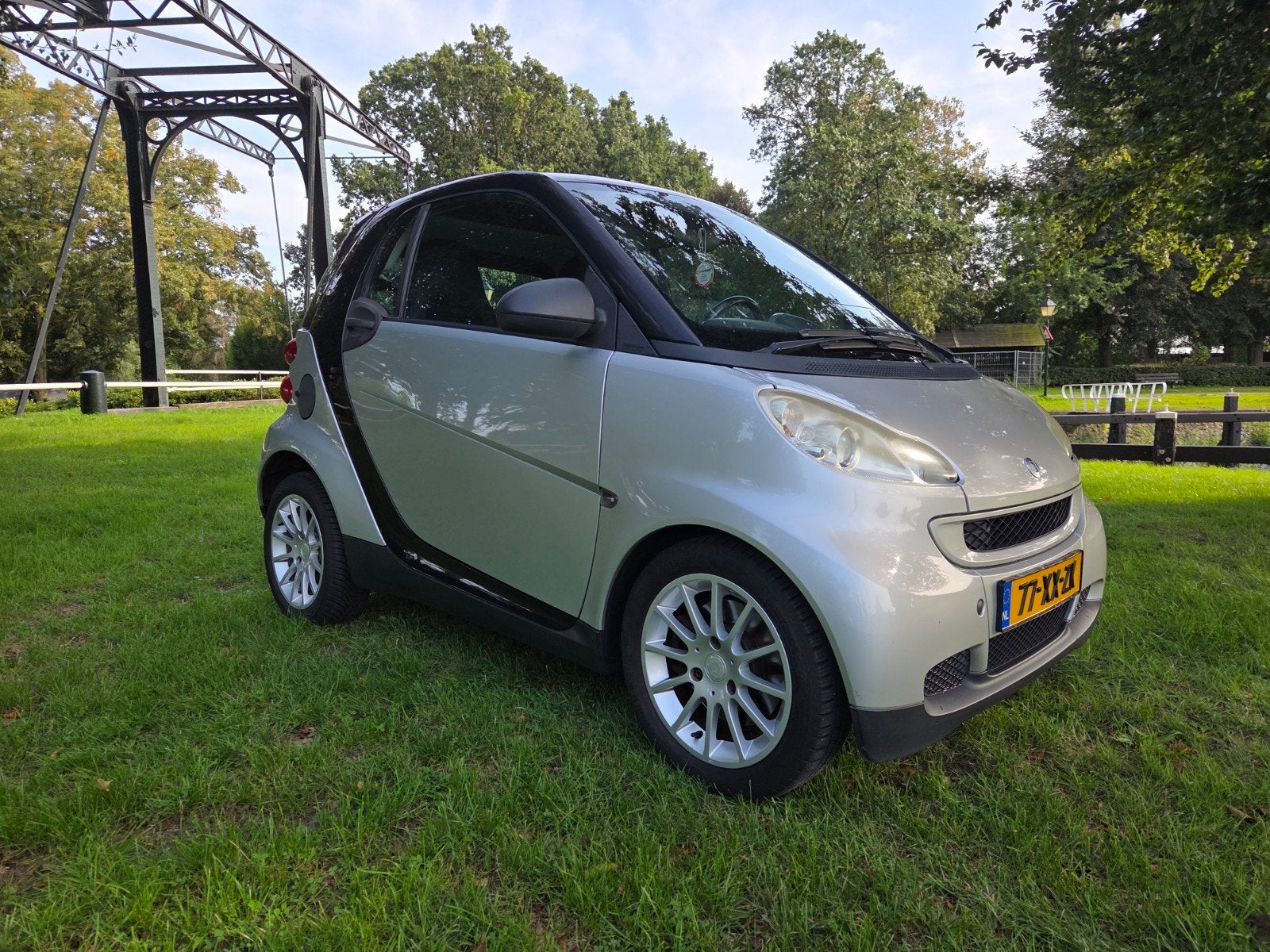 Smart ForTwo 1.0 automaat 84pk! bouwjaar 2007, 755 kg, Metallic lak, Origineel Nederlands, Handgeschakeld