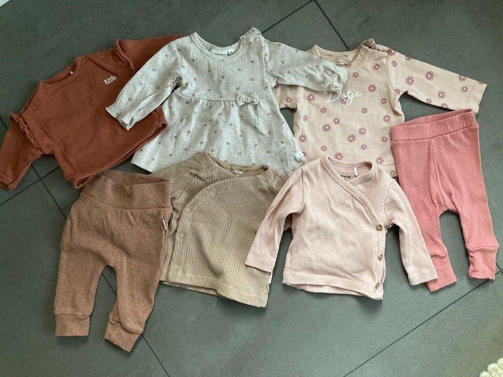 8-delige babykleding set maat 50 –Noppies, Feetje & Prénatal, Ophalen of Verzenden, Zo goed als nieuw, Meisje, Overige typen
