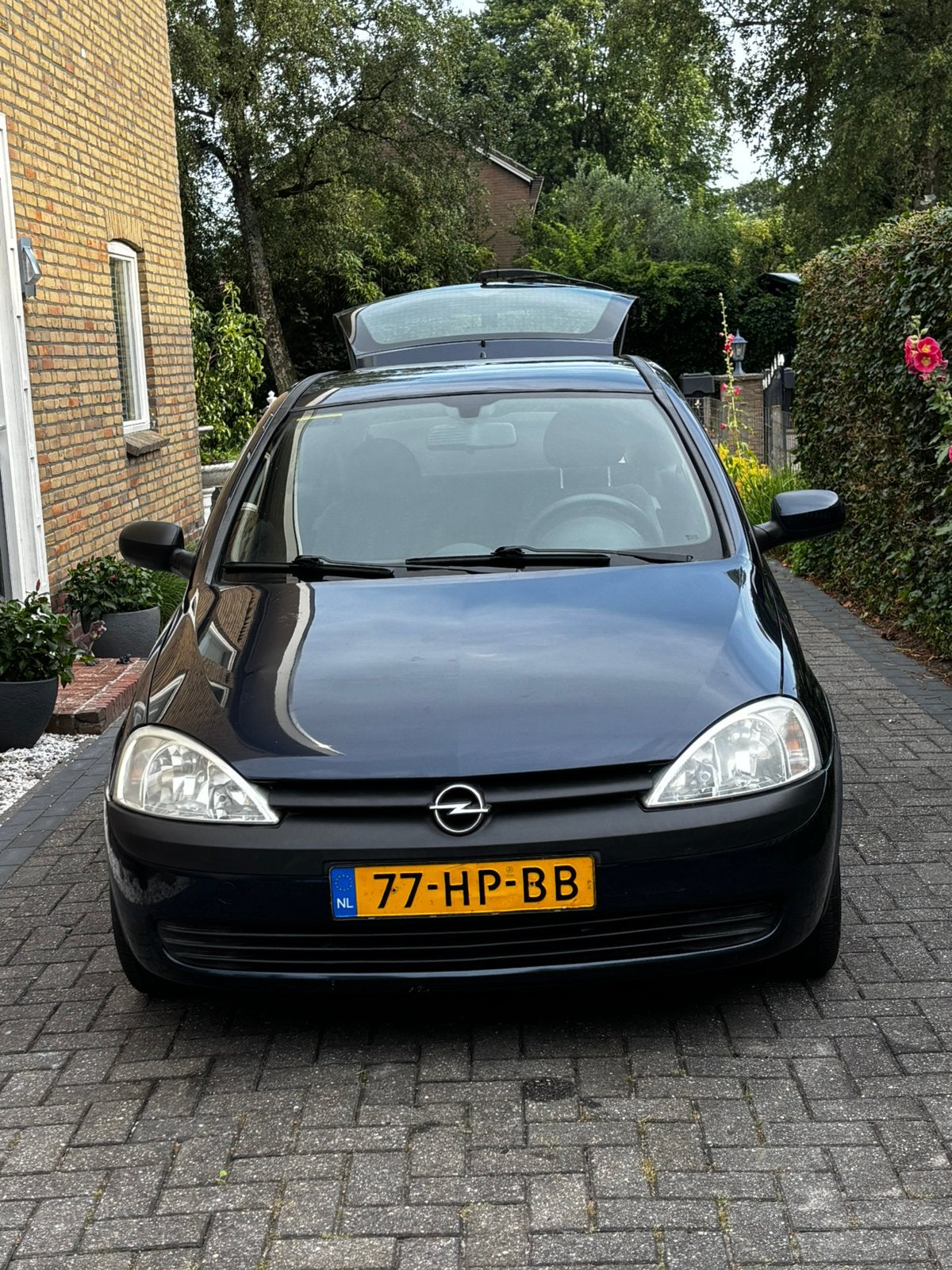 Opel Corsa 1.2 16V 3D 2001 Blauw, Auto's, Opel, Voorwielaandrijving, 450 kg, 74 pk, 31 €/maand