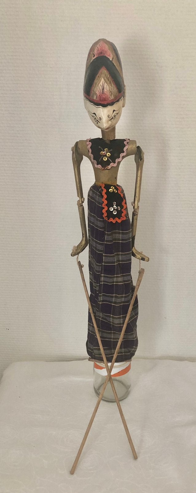 Antieke Wayang Golek Pop uit Indonesië, Ophalen of Verzenden