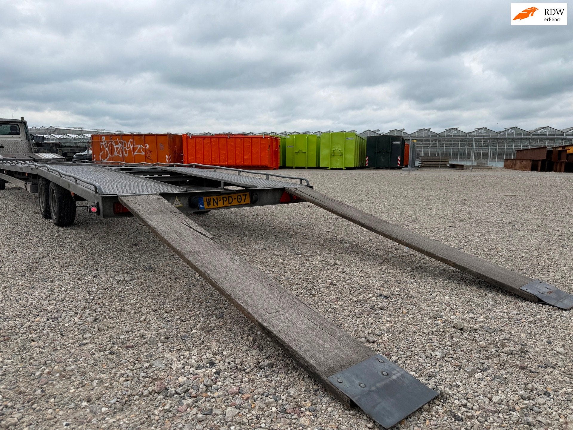 Witteveen DR 3500 | 2004 | aanhangwagen | schamelwagen | aut, Gebruikt