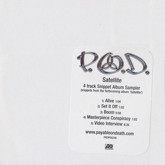 SALE-> CD P.O.D. - Satellite (EP) > 100%, Verzenden, Zo goed als nieuw, Gospel