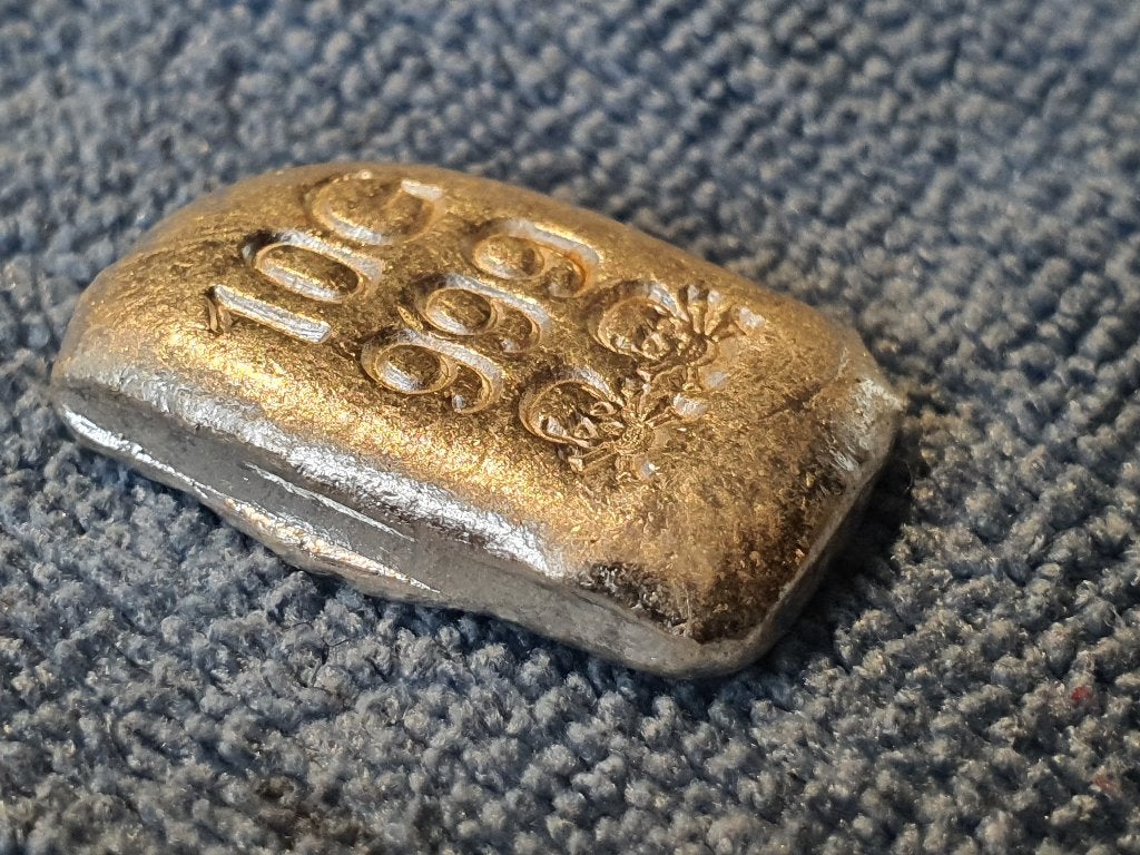 zilverbaartje skull&bones 10 gram, Postzegels en Munten, Ophalen of Verzenden, Zilver