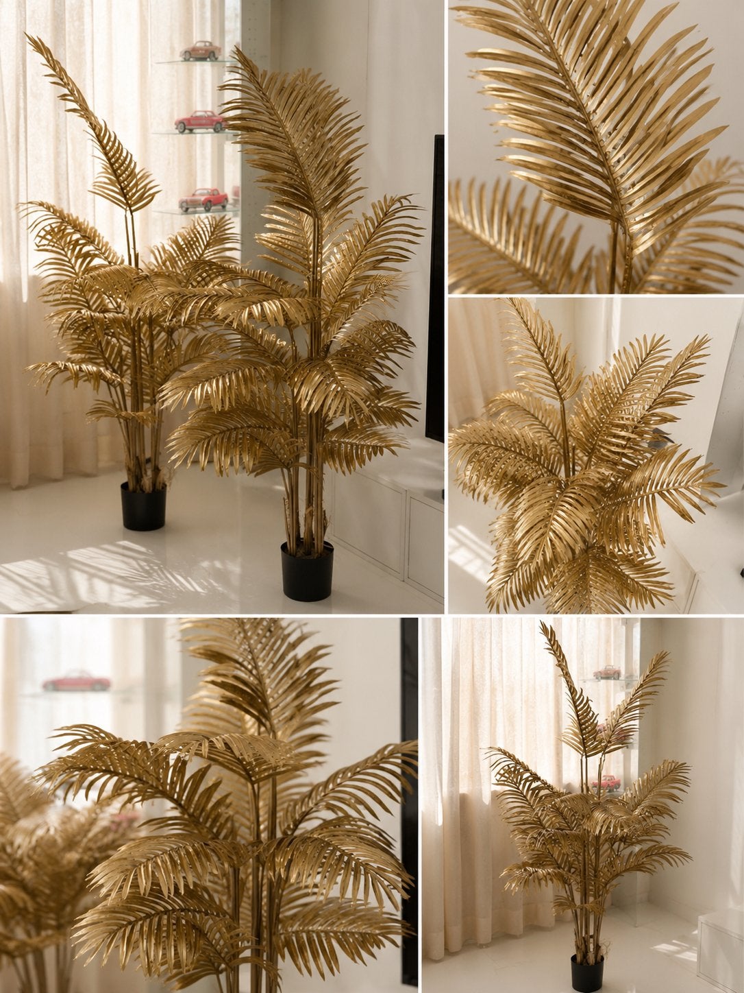 Gouden Kunstpalmen  - 170 cm, Ophalen, Binnen, Kunstplant, Nieuw