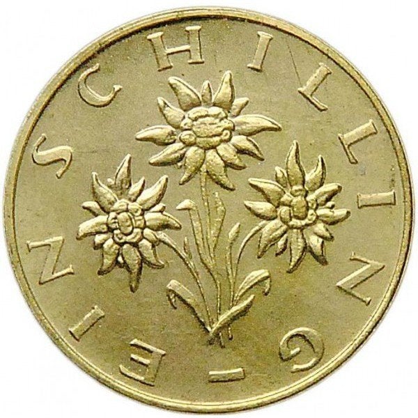 Oostenrijk - 1 schilling uit 1971 en uit 1983, Ophalen of Verzenden, Oostenrijk, Losse munt