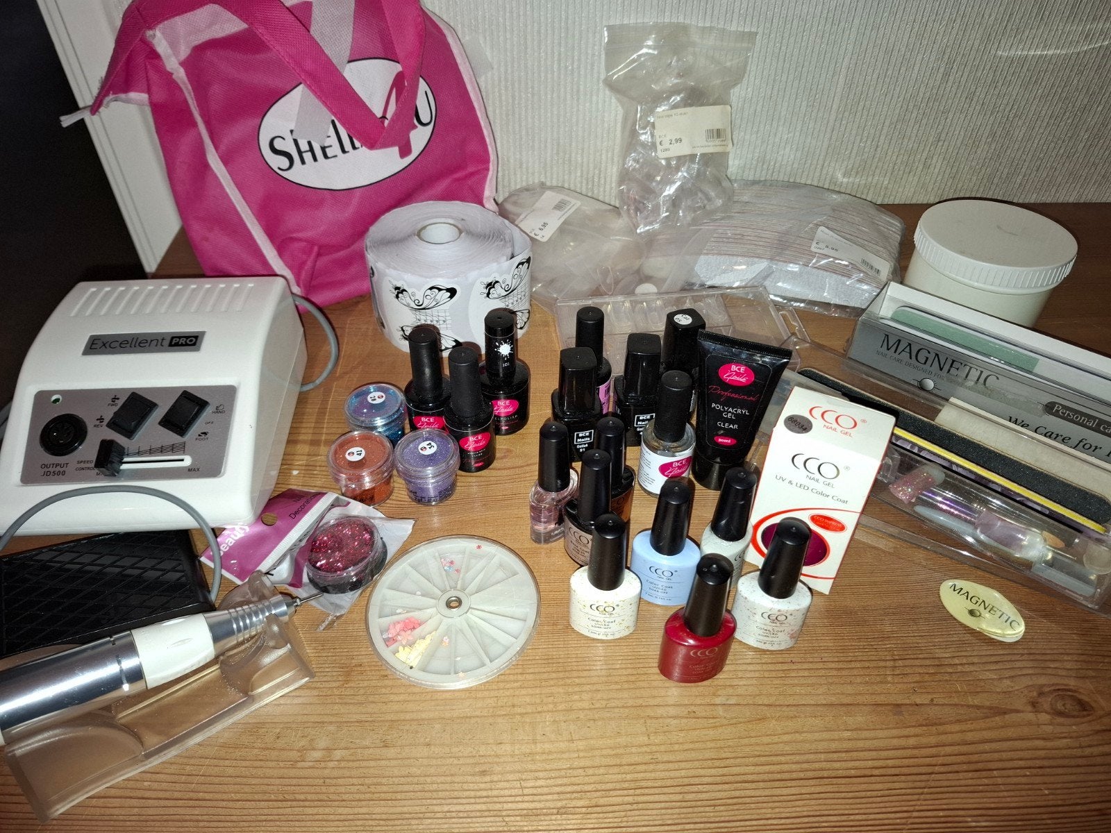 manicure produkten, Ophalen