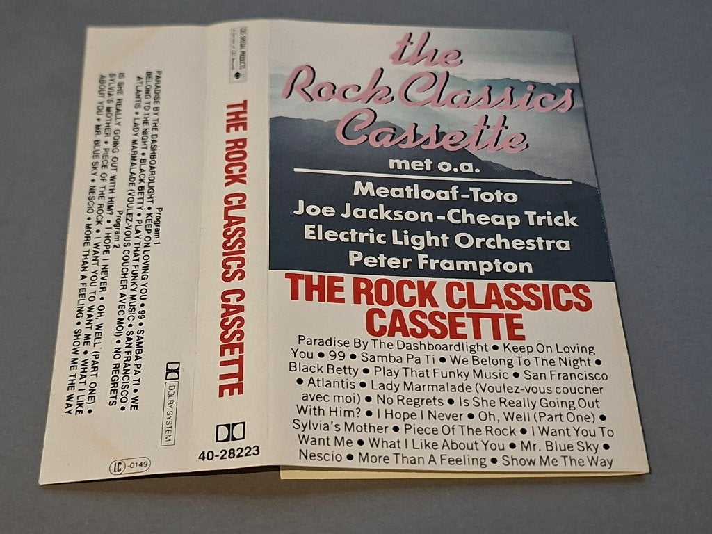 THE ROCK CLASSICS CASSETTE (MC), 1 bandje, Ophalen of Verzenden, Zo goed als nieuw, Origineel