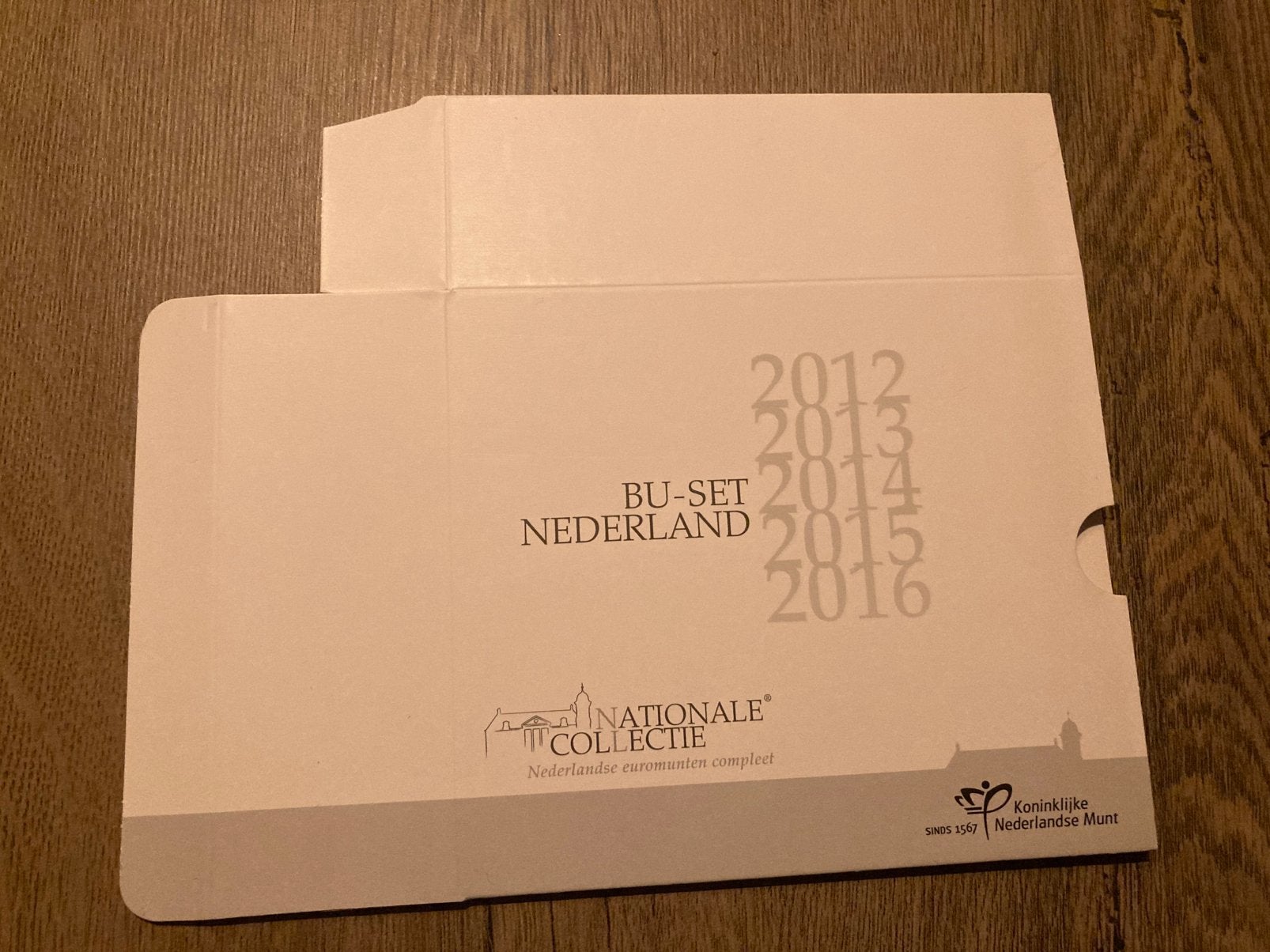 Verzamelbox bu set Nederland 2012 t/m 2016, Postzegels en Munten, Munten | Nederland, Ophalen of Verzenden, Euro's